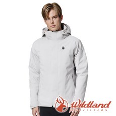 Wildland 荒野 男700FP彈性防水二件式羽絨連帽外套
