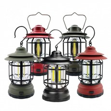 캠핑걸이 랜턴걸이 차박 감성캠핑 S자, 빈티지캠핑랜턴 레드, 1개