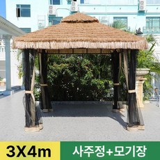 디모와 이동식한옥 이동식 DIY 이동식컨테이너하우스, 3 4m + 메쉬 커튼