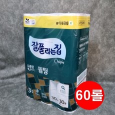 잘풀리는 집 퀄팅 롤화장지, 30m, 30개입, 2개