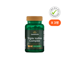 스완슨 트리플 이오딘 콤플렉스 60 베지캡슐 3개, 60정