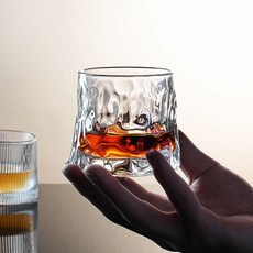 회전 위스키잔 언더락잔 온더락잔 칵테일잔, C.웨이브, 1개