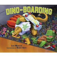 (영문도서) Dino-Boarding Hardcover, Carolrhoda Books (R), English, 9781467702133