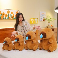 국내배송 FOOI 귀여운 콧물 카피바라 인형 5종 5시건 당일배송, 50cm
