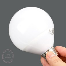 [다믿샵] LED볼구 E26 8W 대체, 전구색(오렌지색)
