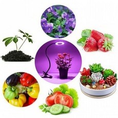 식물조명 USB 5v 식물성장 10W LED 자바라 링 원형, ☘옵션명_ USB 5v 식물성장 10W LED 자바라, 무옵션♟_, 1
