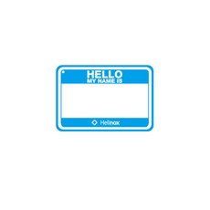 HELINOX Hello My Name Is 벨크로 패치 - 블루화이트 91496 91496 519223
