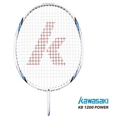 KAWASAKI KB 1200 POWER 碳鋁合金羽球拍, 1個, 藍色, 藍色