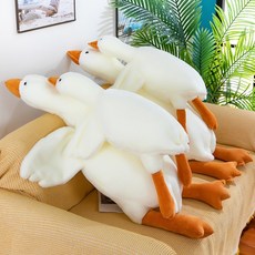 오리 애착인형 45cm 거위 인형 쿠션형 유아선물