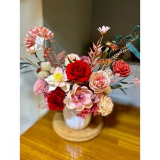 璀璨煙火過年盆花，永生花索拉花組合，商業贈禮/新居落成/過年節慶, 璀璨煙火