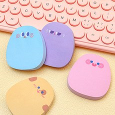 GF 캐릭터 메모지 톡톡 점착식 메모지 3개입, 핑크 3개