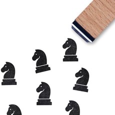 Knight Chess 고무 스탬프 1.9cm(3/5인치) 소형 미니 스탬프 스크랩북 카드 제작 플래너용, Knight Chess 고무 스탬프, 1.9cm(3/5