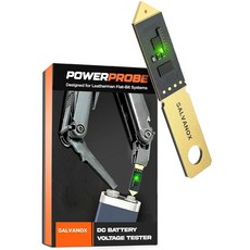 GALVANOX Galvanox Leatherman 멀티툴(플랫 비트 슬롯 액세서리) DC 전압 미터 2.5VDC ~ 30VDC용으로 설계된 배터리 테스터 272413, GALVANOX Galvanox Leatherman 멀