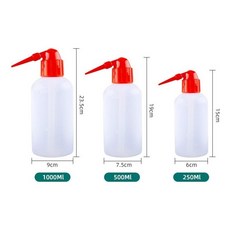 새부리 4개 세척병 과학 실험 250~1000ml 증류수병 용기 노즐 PP 세구 통 분사, 250ml