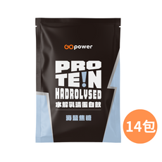 GOpower 水解乳清蛋白飲 海鹽焦糖, 14個, 35g