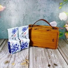 鑫龍源有機茶園 杉林溪寒露烏龍有機茶葉禮盒 (50g/包-共100g) - 頂級高山茶禮盒/有機生青茶/送禮首選, 2個, 杉林溪茶葉75g