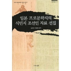 일본 프로문학지의 식민지 조선인 자료 선집, 문, 김계자,이민희 공저