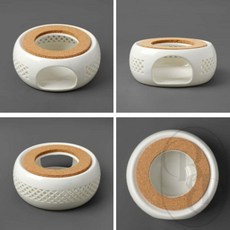 별별 화이트 도자기 티 워머 S-2 차워머기