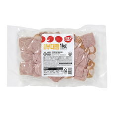 식자재왕 모듬 부대햄, 9개, 1kg