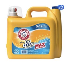ARM & HAMMER OxiClean 極效濃縮洗衣精 200 份量, 1個, 5.91L