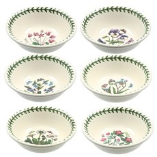 PORTmeIRION 波特玫琳恩 Botanic Garden 碗6入組, 白色, 1套