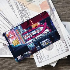 사이버펑크 카드스티커 신용 은행 직불카드꾸미기 방수 보호 필름, 18x13.5CM, z2