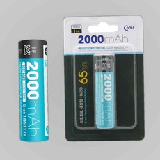 18650 2000mA 리튬이온 건전지 보호회로 배터 충전지, 본상품