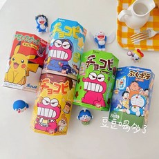 토하토 포켓몬스터 피카츄 스낵 초코맛 23g 일본과자, E. 도라에몽 치즈맛, 1