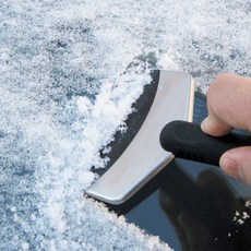 차량용 성에 제거 스크래퍼 유리창 눈 긁개, 1개