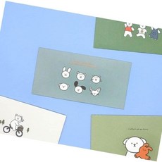 가로봉투 세트 96매입 선물 카드 기념일