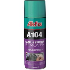 Akfix 자동차 스티커 제거제 제거 송진 A104 리무버 스프레이 목재 유리 플라스틱의 클리닝 라벨 테이프 잔여물 껌 얼룩 마커용 안전한 데칼 시트러스 오일 스프레이로 지우개, 6.7 Ounce (Pack of 1), 1개