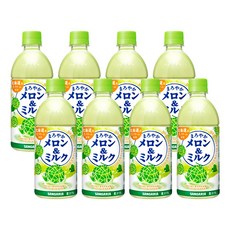일본 산가리아 부드러운 마로야카 멜론맛 우유, 8개, 500ml
