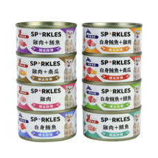 Sparkles 超級SP 補水炸彈湯罐70g 貓咪補水聖品 挑嘴貓最愛, 24個, 隨機混搭,超取限一箱, 70g, 隨機混搭