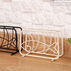 [2HOT] 물고기 철제 도마꽂이, 화이트, 1개