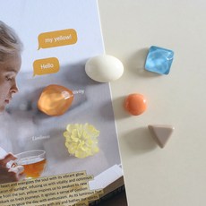 블라썸 무드 선샤인 마그넷 6P SET 냉장고자석 마그네틱 현관문자석, 세트