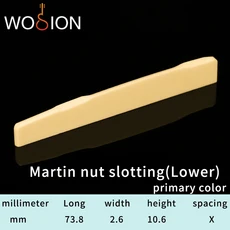 우소이션 소뼈 원색 어쿠스틱 기타 클래식 너트 슬롯형 다양한 크기의 상하, 01 China Mainland, 01 Martin guitar-73.8