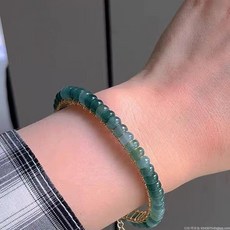 라오농 블루워터 에메랄드 주판 비즈 팔찌 여성 브레이슬릿 +2d505LL