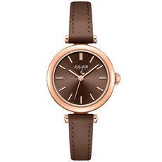 JULIUS 聚利時 平行時空 皮革文青秀氣腕錶 JA-1018 (五色/28mm) 女錶