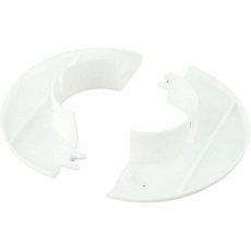 AC 파이프용 벽 구멍 커버 케이블 입구 파이프 개구부 로제트 도관 통로 에어컨 라인 PP 소재 캡 4080mm55mm, 55mm