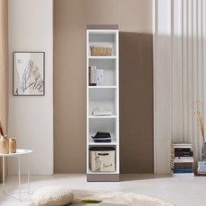 솜씨방가구 로즈키높이 E0 장롱 400 오픈 선반장, 카키그레이