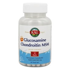 CARL 氨基葡萄糖軟骨素MSM素食膠囊, 60顆, 1罐