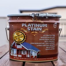[PLATINUM] 친환경인증 오일스텐 오일스테인 목재침투 방부목 스테인10리터, 레드우드색, 1개, 10L