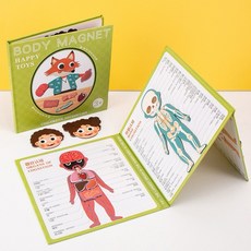 HAPPY TOYS 磁性身體結構拼圖, 1個, 身體款, N/A