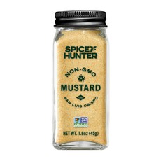스파이스 헌터 겨자 분말 노란색 1.6온스(45g) Spice Hunter Mustard Ground Yellow 1.6 oz, 1개, 45g