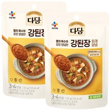 다담 강된장 찌개양념, 2개, 130g