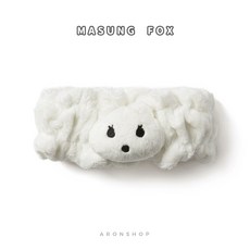 Masung fox 絨毛造型髮帶, 1個, 葉布髮帶