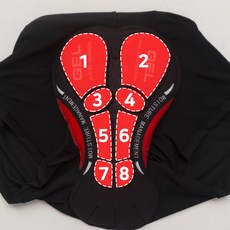 8氣墊自行車內褲墊褲自行車臀部車座痛緊身短褲