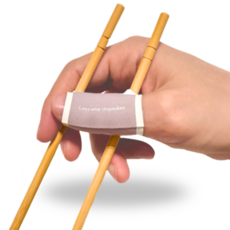 에이밴드 오른손 왼손 양손 성인 초등학생 어린이 고리 없는 젓가락 교정기 국내산, M 라벤더퍼플, 1개