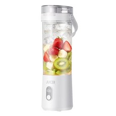 Richday 리치데이 무선 휴대용 블렌더 믹서기 주스 믹석컵, 화이트