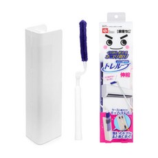 【東京速購】日本LEC手持式伸縮冷氣除塵刷，可彎曲清潔縫隙灰塵，附收納盒，家電家具清潔好幫手, 1個, 冷氣除塵刷S01340, 藍色